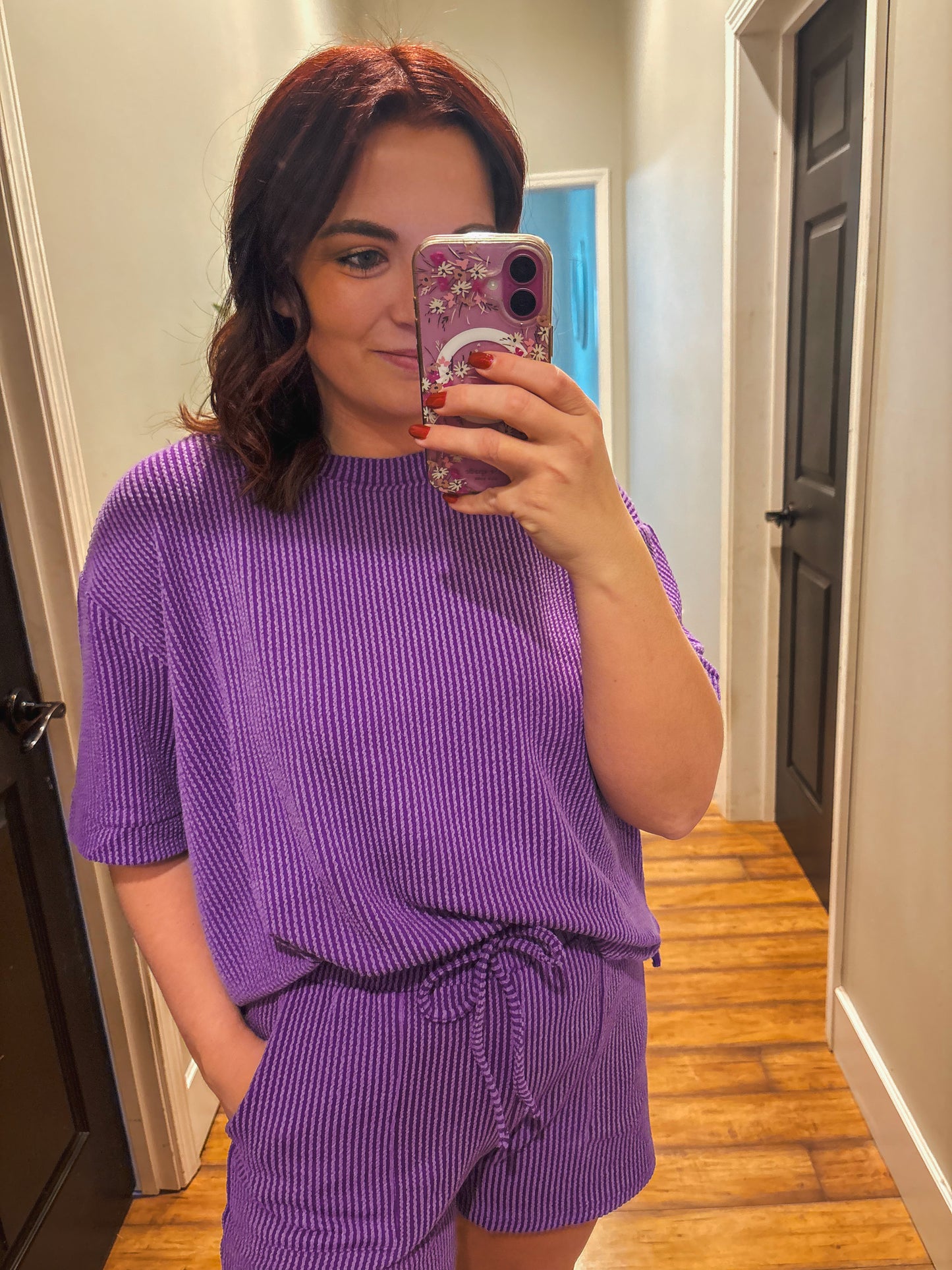 Purple Haze Ribbed Set
